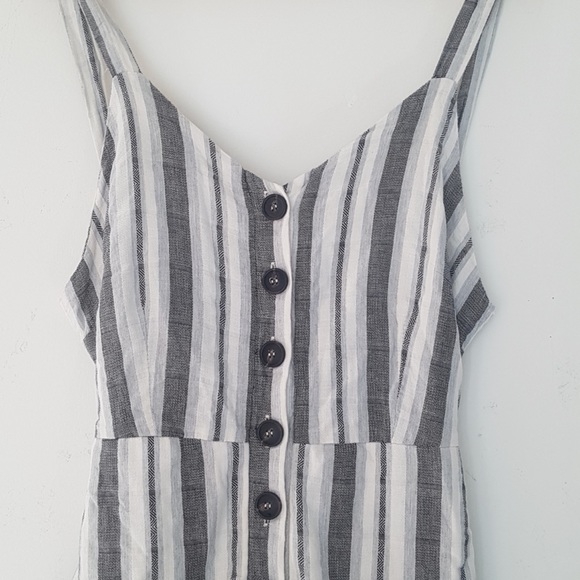 Romper grey and white stripped - Picture 3 of 5